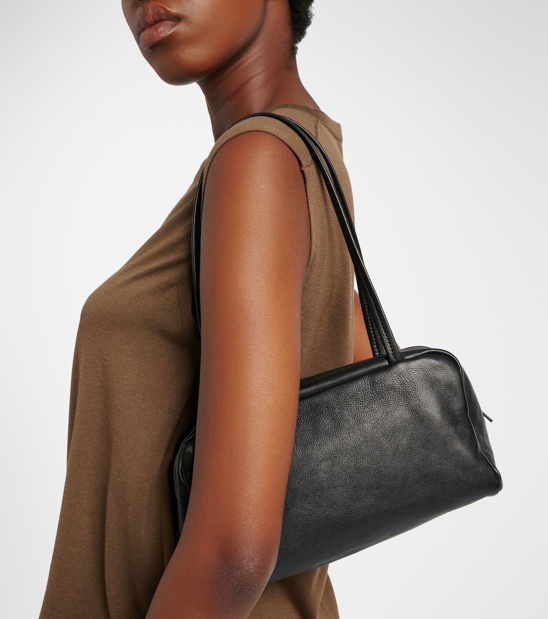 Astra Medium leather shoulder bag | The Row