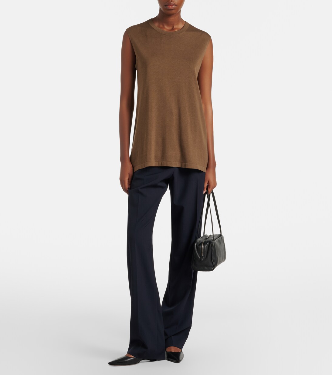 Astra Medium leather shoulder bag | The Row