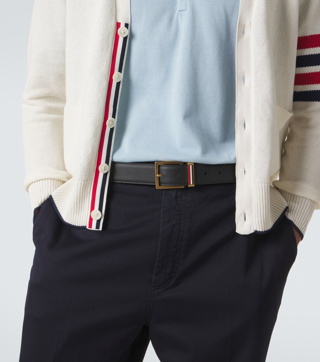 Leather belt | Thom Browne