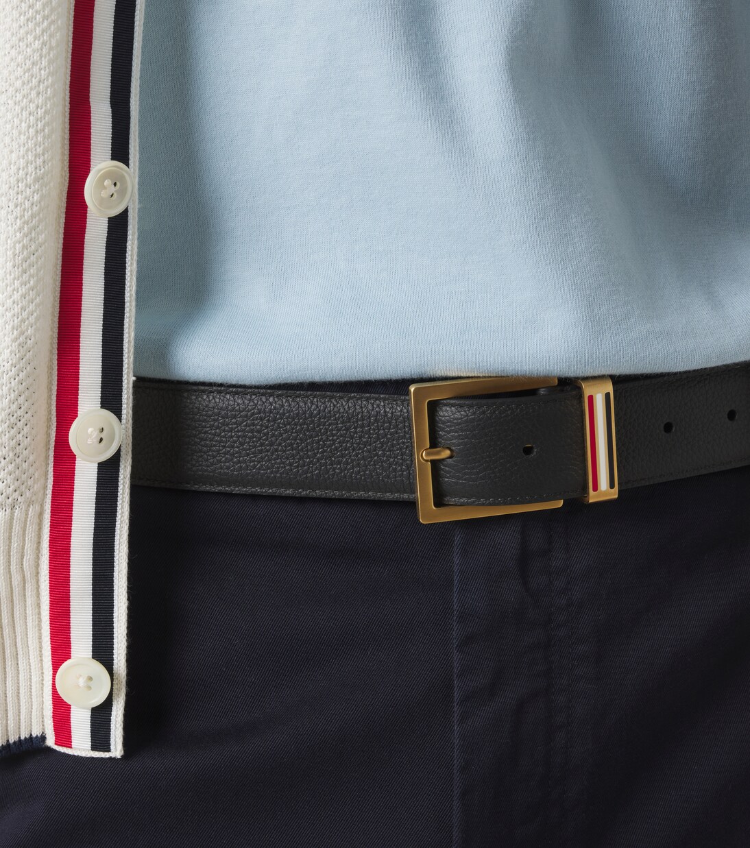 Leather belt | Thom Browne