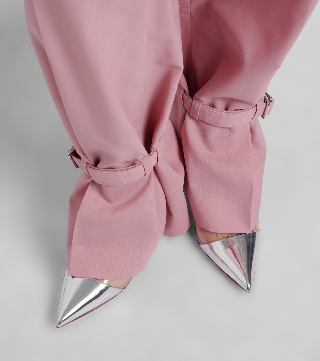 Pumps Plexi mit Metallic-Leder | Gianvito Rossi