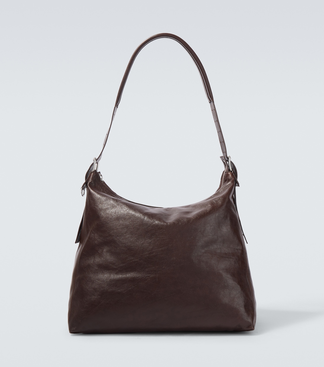 Belted leather shoulder bag | Lemaire