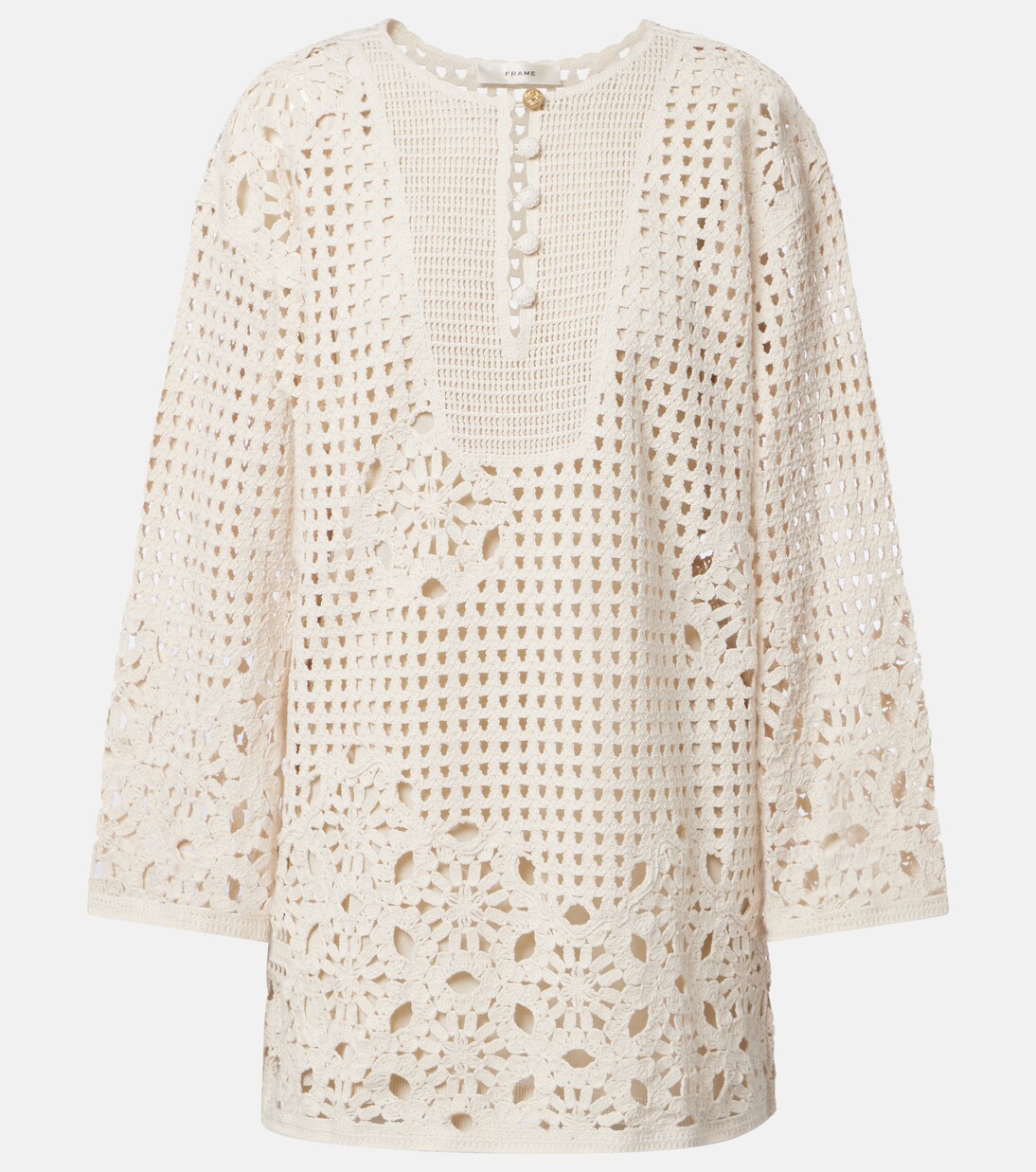 The Postcard cotton crochet tunic | Frame