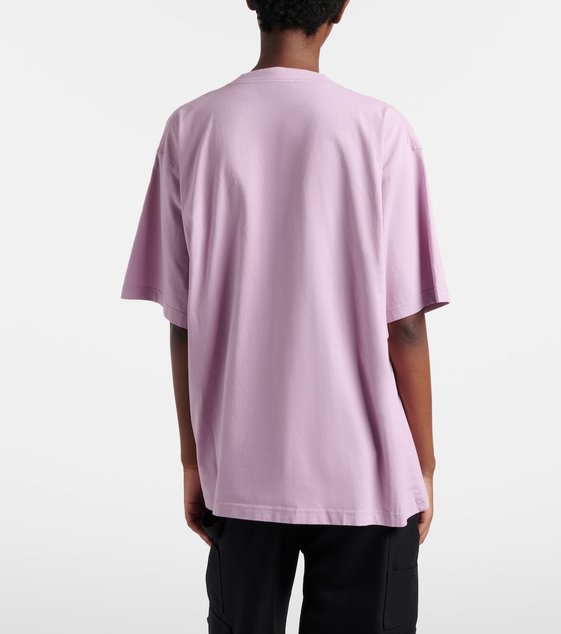 T-shirt in jersey di cotone con stampa | Balenciaga