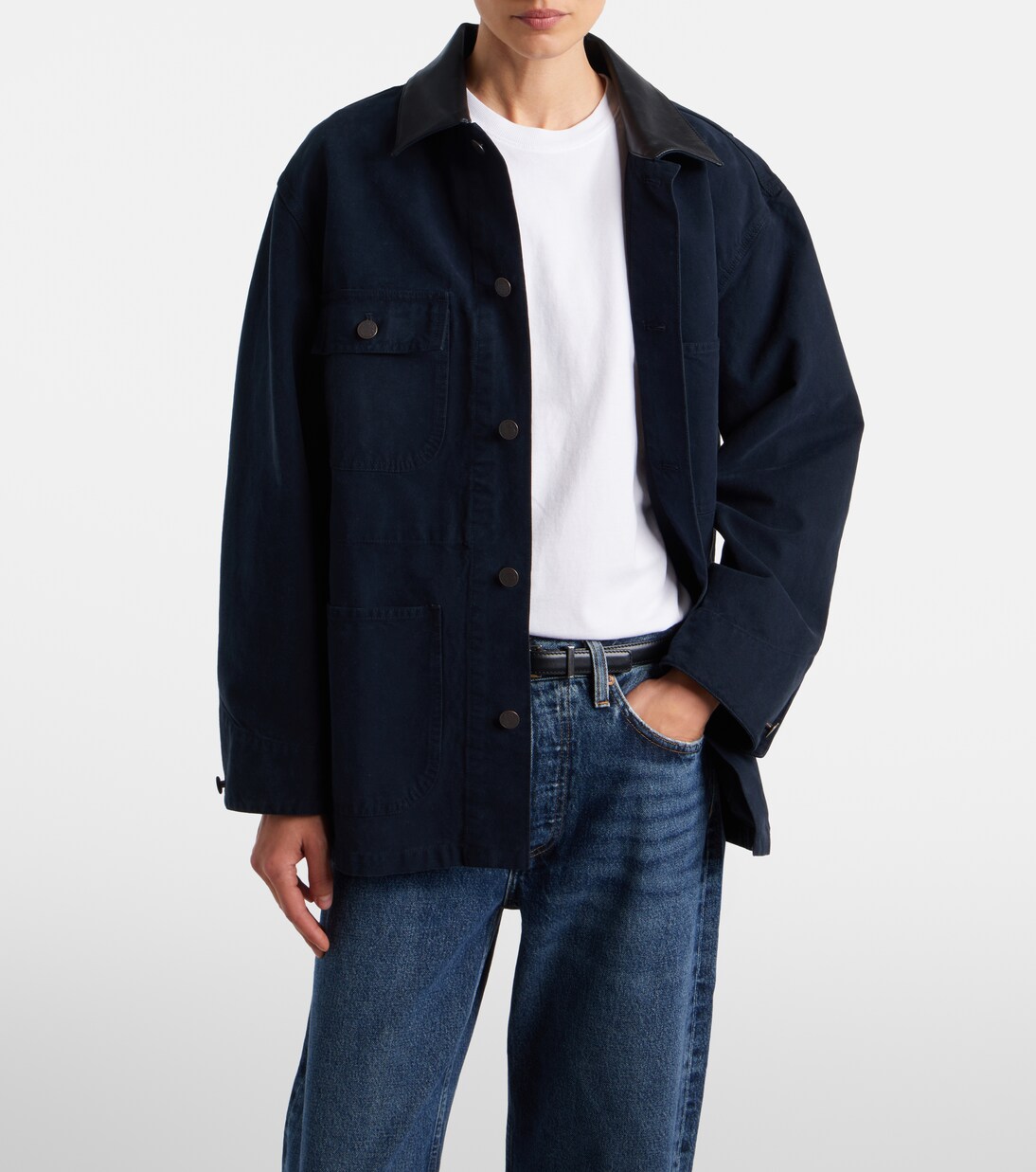 Storey gathered cotton jersey T-shirt | Agolde