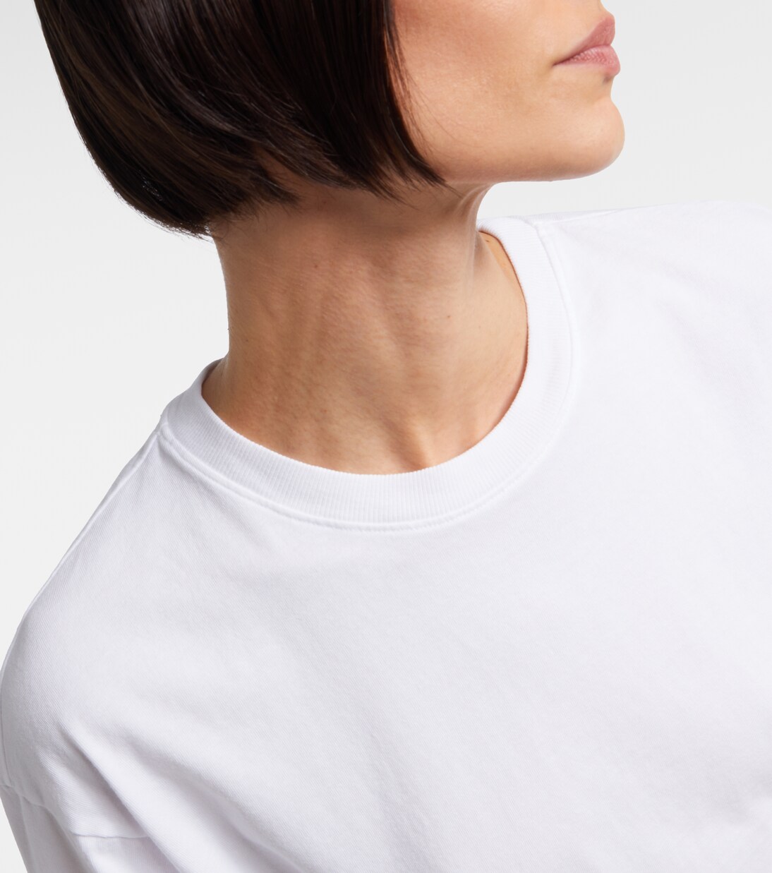 Storey gathered cotton jersey T-shirt | Agolde