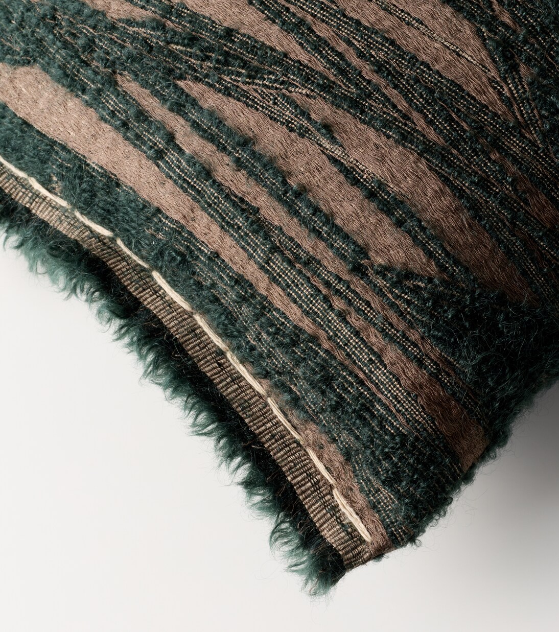 Abibo mohair, cotton, and wool-blend cushion | The House of Lyria