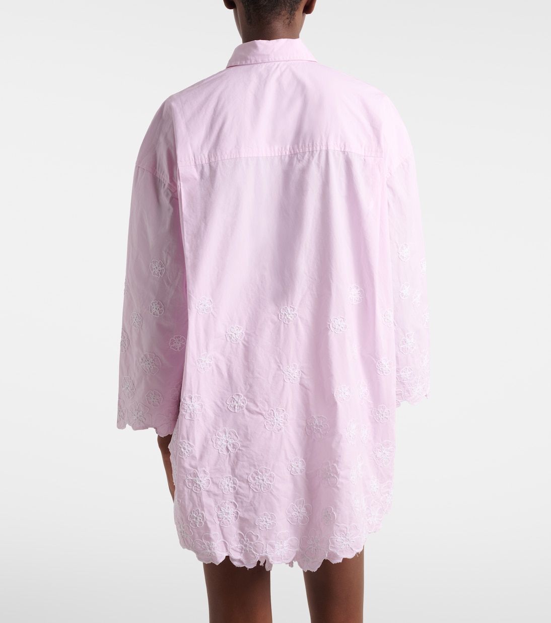 Embroidered cotton poplin shirt | Juliet Dunn