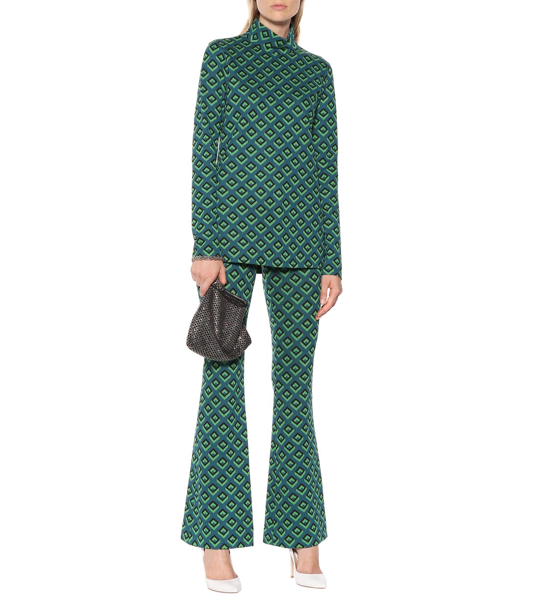 Top en jacquard stretch | Diane von Furstenberg