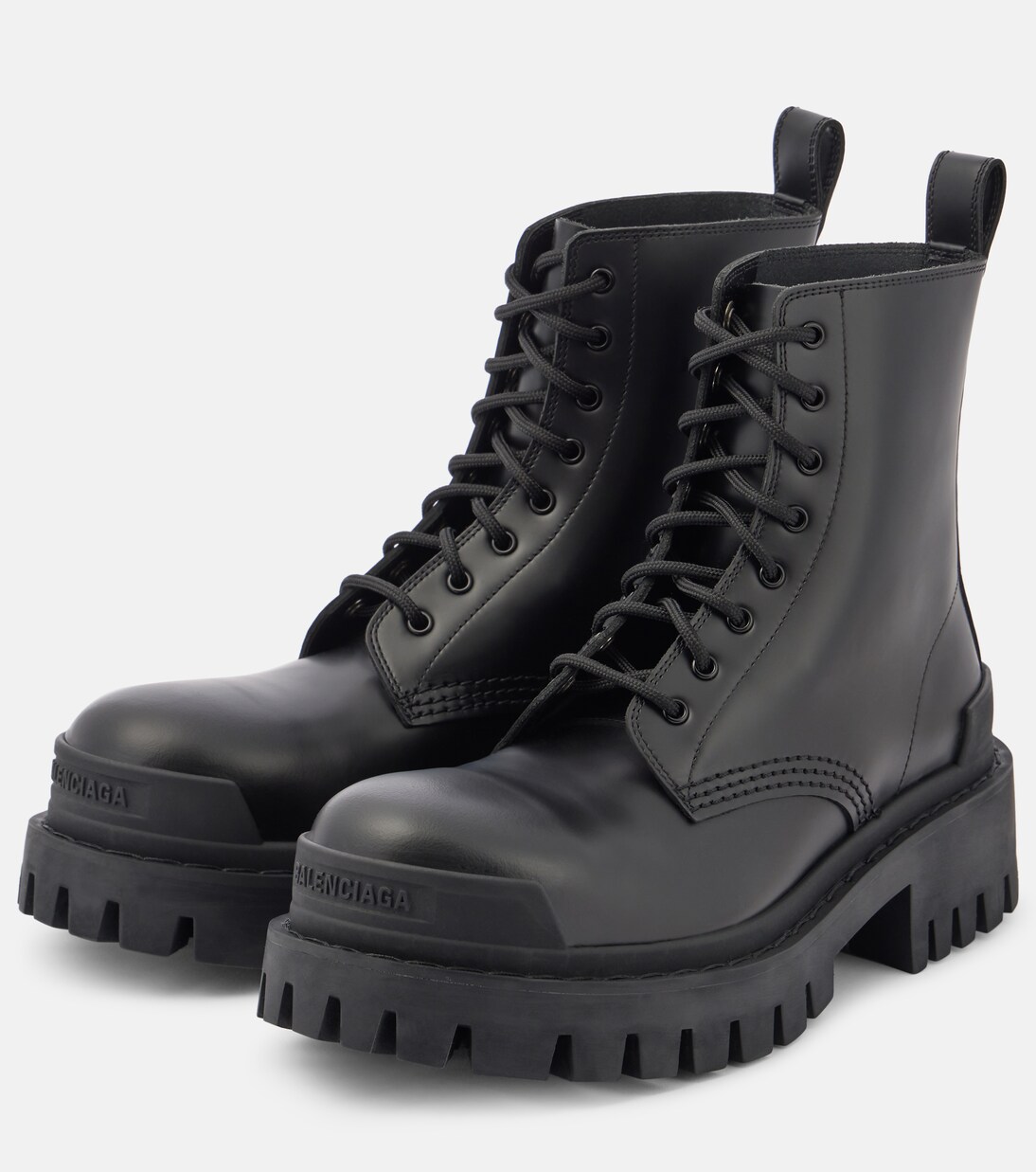 Schnürstiefel Strike aus Leder | Balenciaga