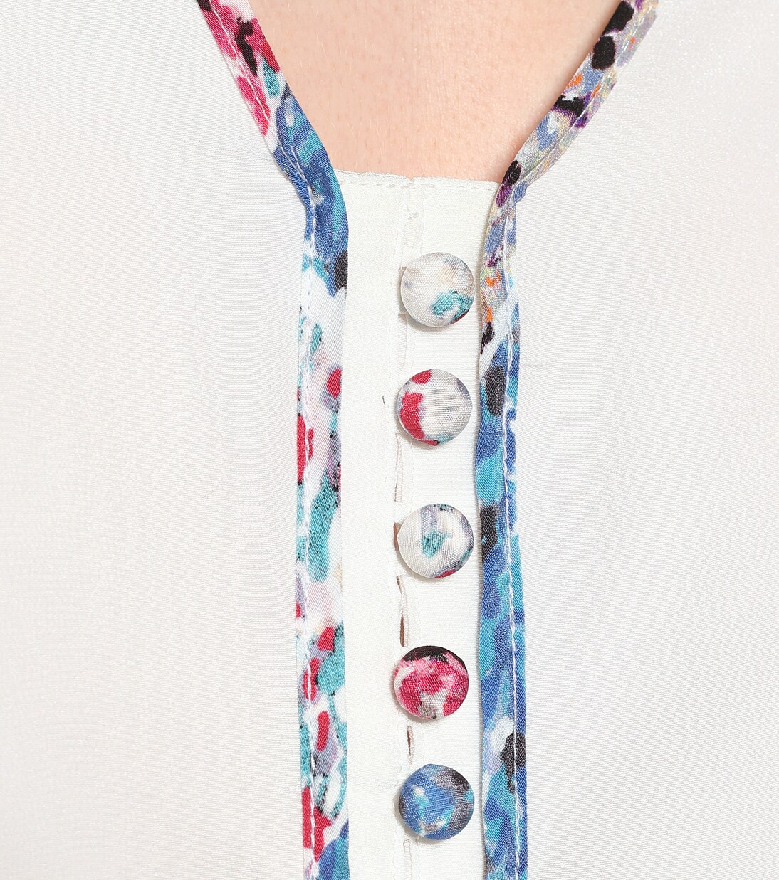 Robe Nubia imprimée en soie | Isabel Marant