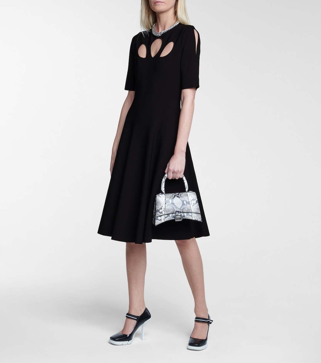 Abito midi in jersey con cut-out | Stella McCartney