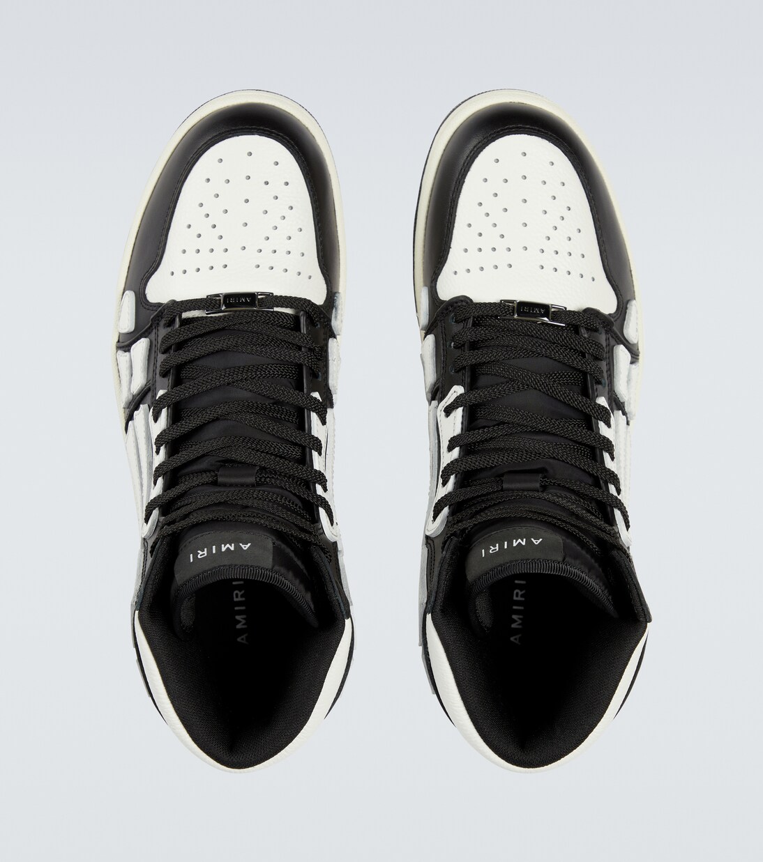 Skeleton high-top leather sneakers | Amiri