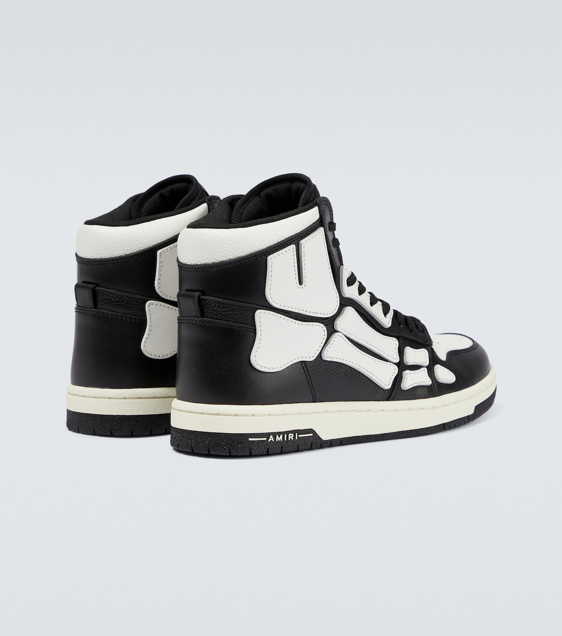 Skeleton high-top leather sneakers | Amiri