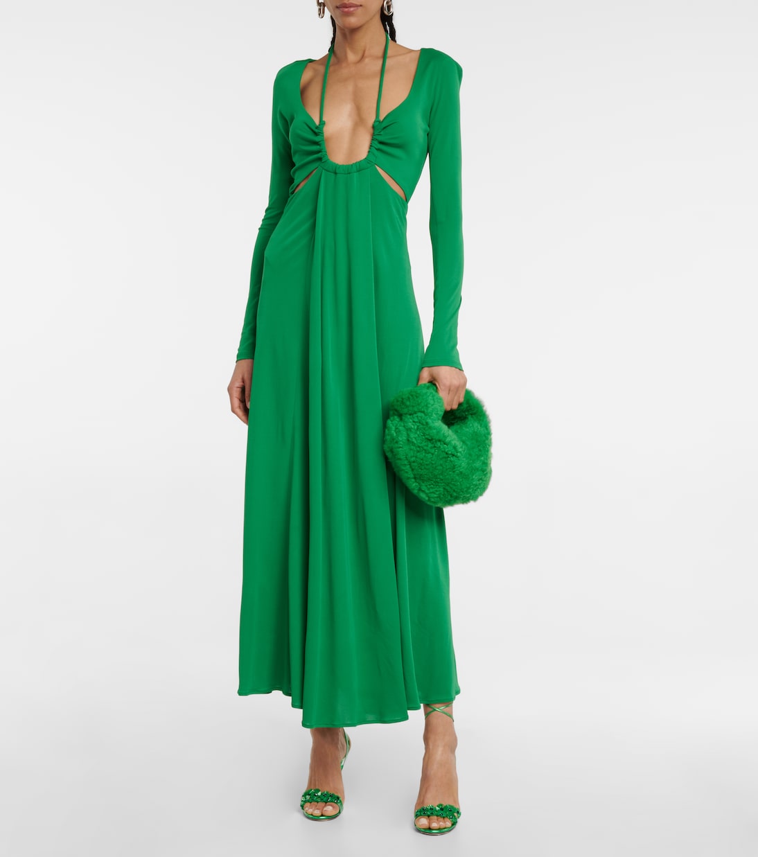 Meteorite embellished PVC sandals | Aquazzura