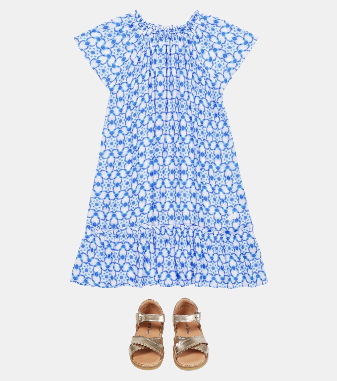Ikat Medusa printed dress | Vilebrequin Kids