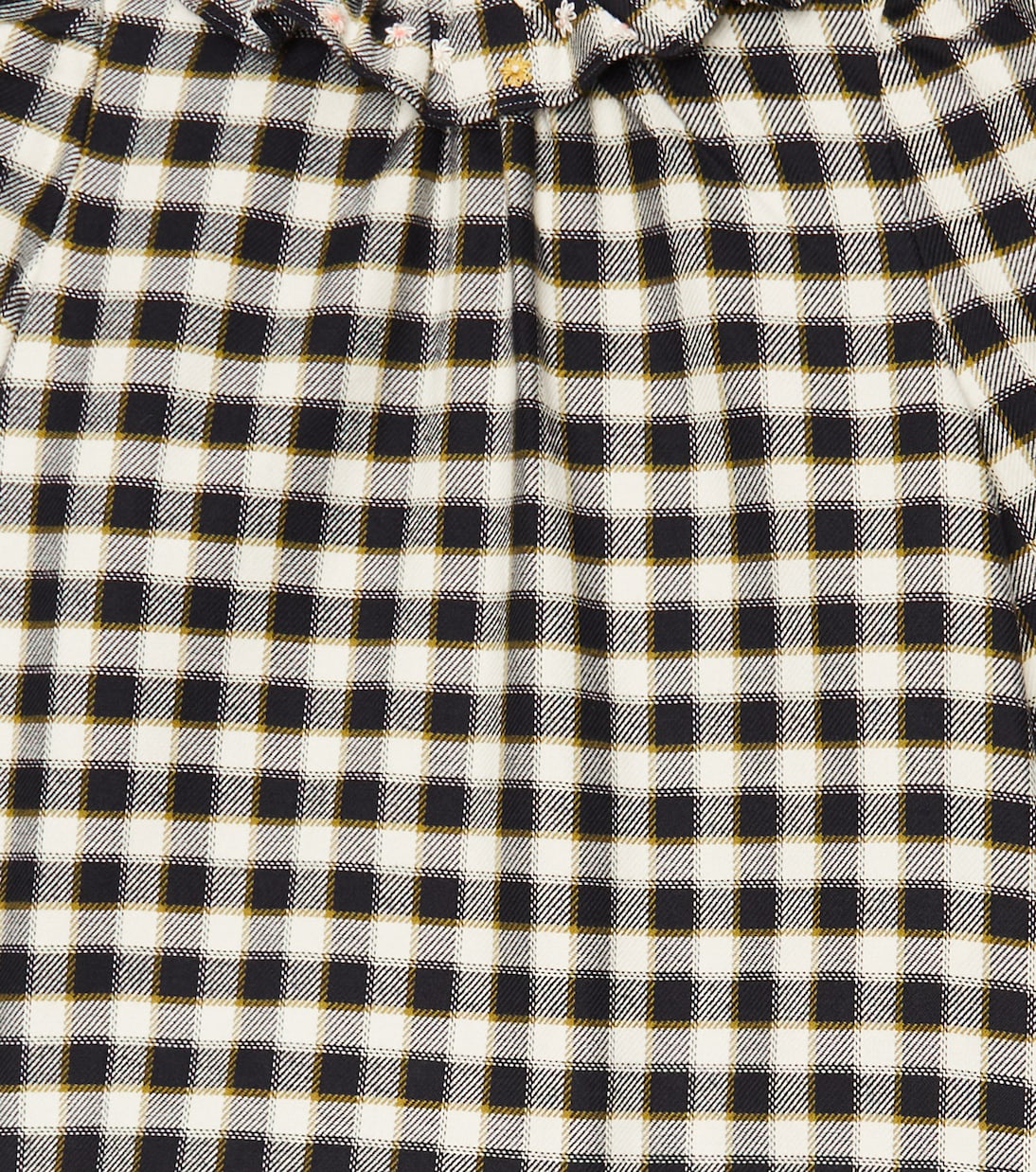 Timber checked cotton blouse | Bonpoint