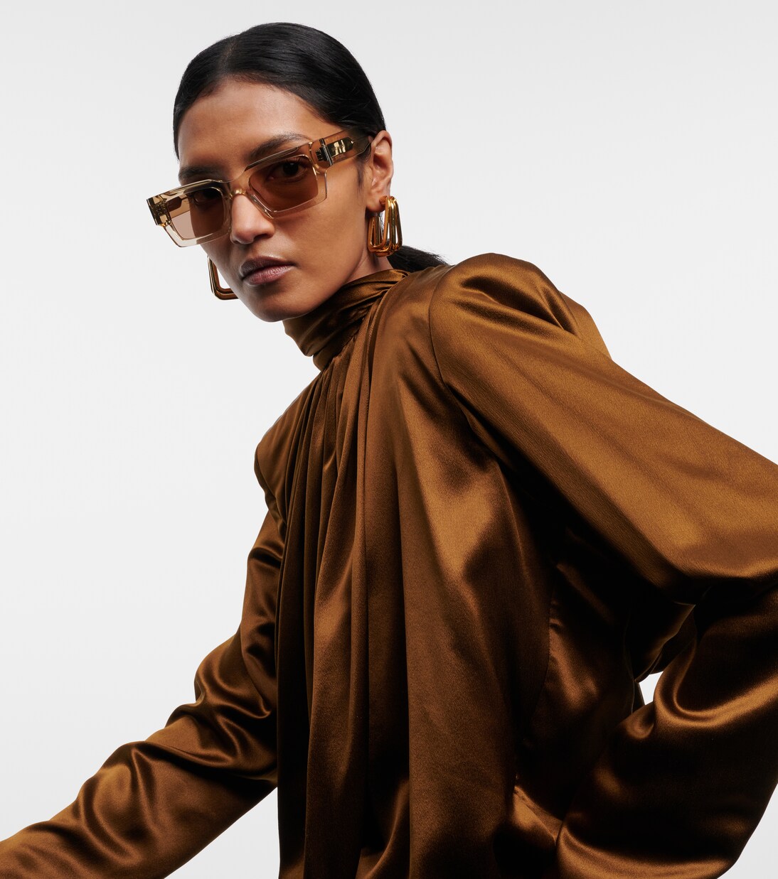 SL 572 rectangular sunglasses | Saint Laurent