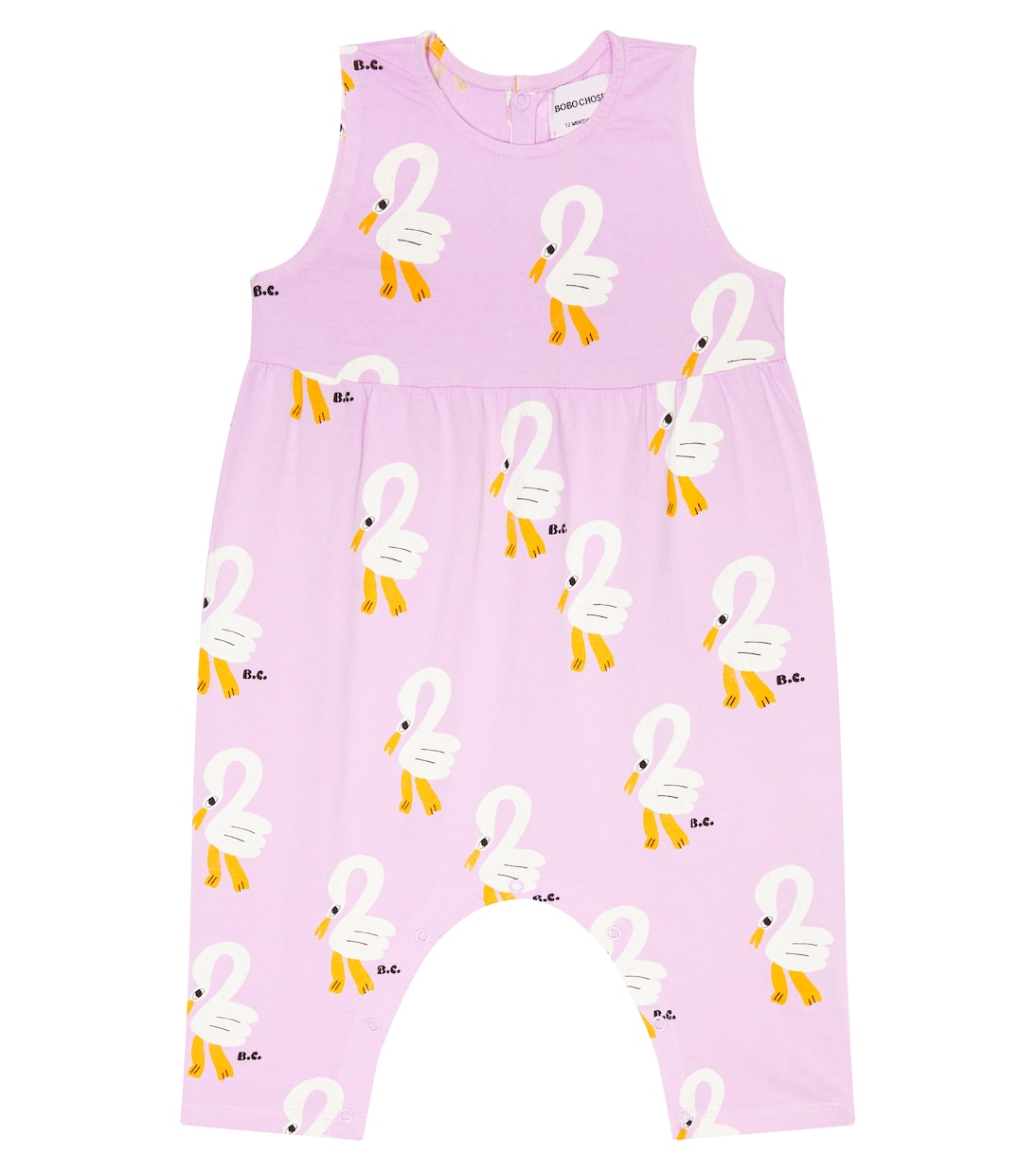 Baby printed cotton jumpsuit | Bobo Choses