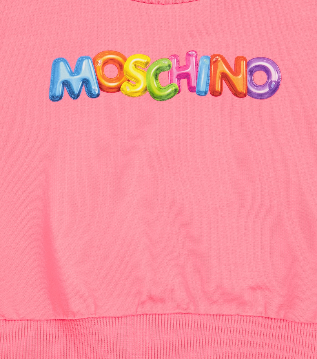 Baby logo cotton sweatshirt | Moschino Kids