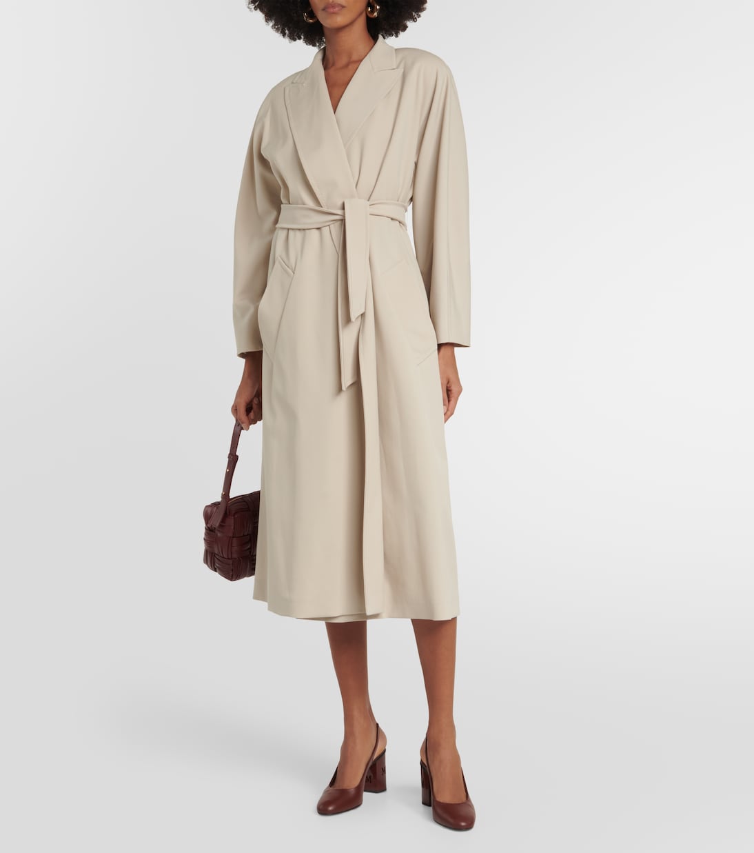 Pumps slingback Damiersli in pelle | Max Mara