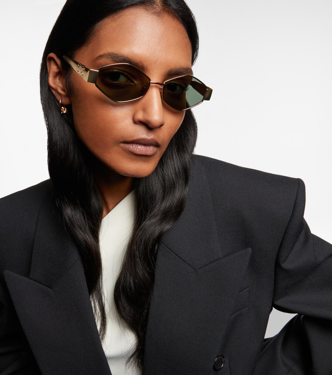 Triomphe geometric sunglasses | Celine Eyewear
