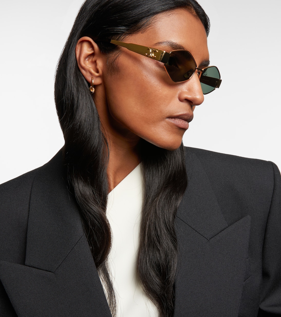 Triomphe geometric sunglasses | Celine Eyewear