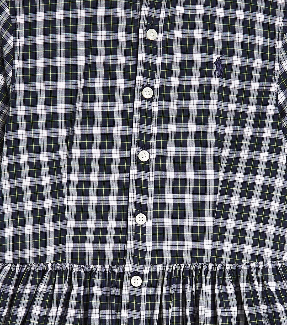Plaid cotton shirt dress | Polo Ralph Lauren Kids