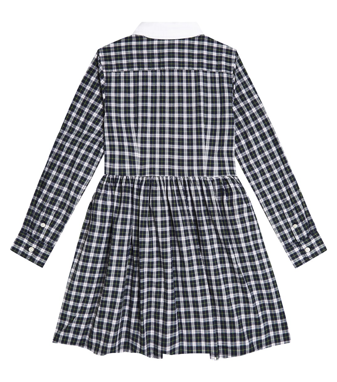 Plaid cotton shirt dress | Polo Ralph Lauren Kids