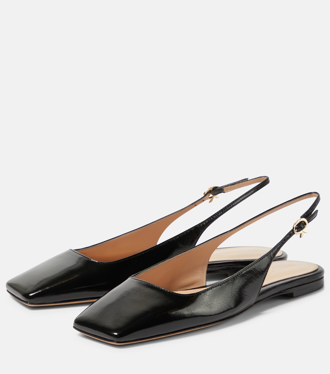 Freeda leather slingback flats  | Gianvito Rossi