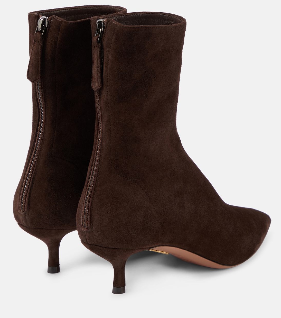Ankle Boots Montmartre 50 aus Veloursleder | Aquazzura