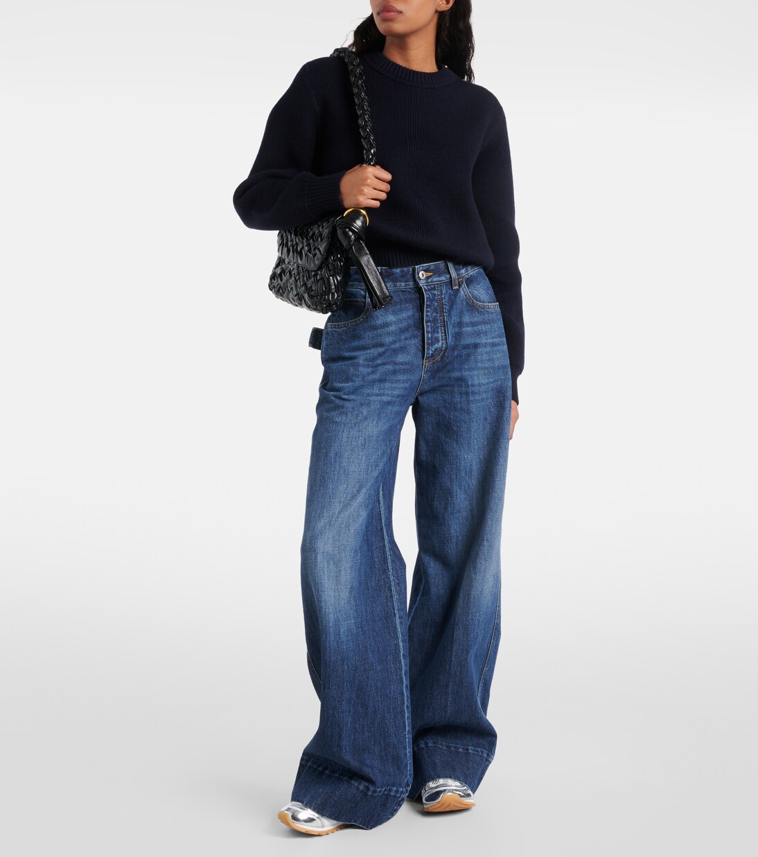 Orbit metallic sneakers  | Bottega Veneta