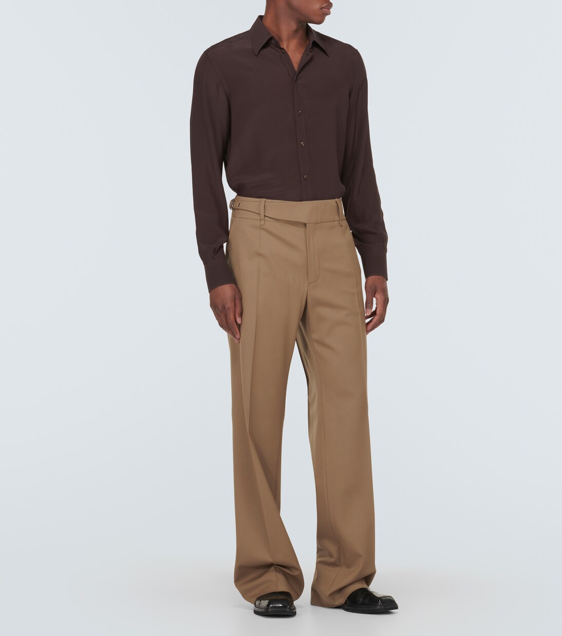 Wool-blend twill suit pants | Dolce&Gabbana
