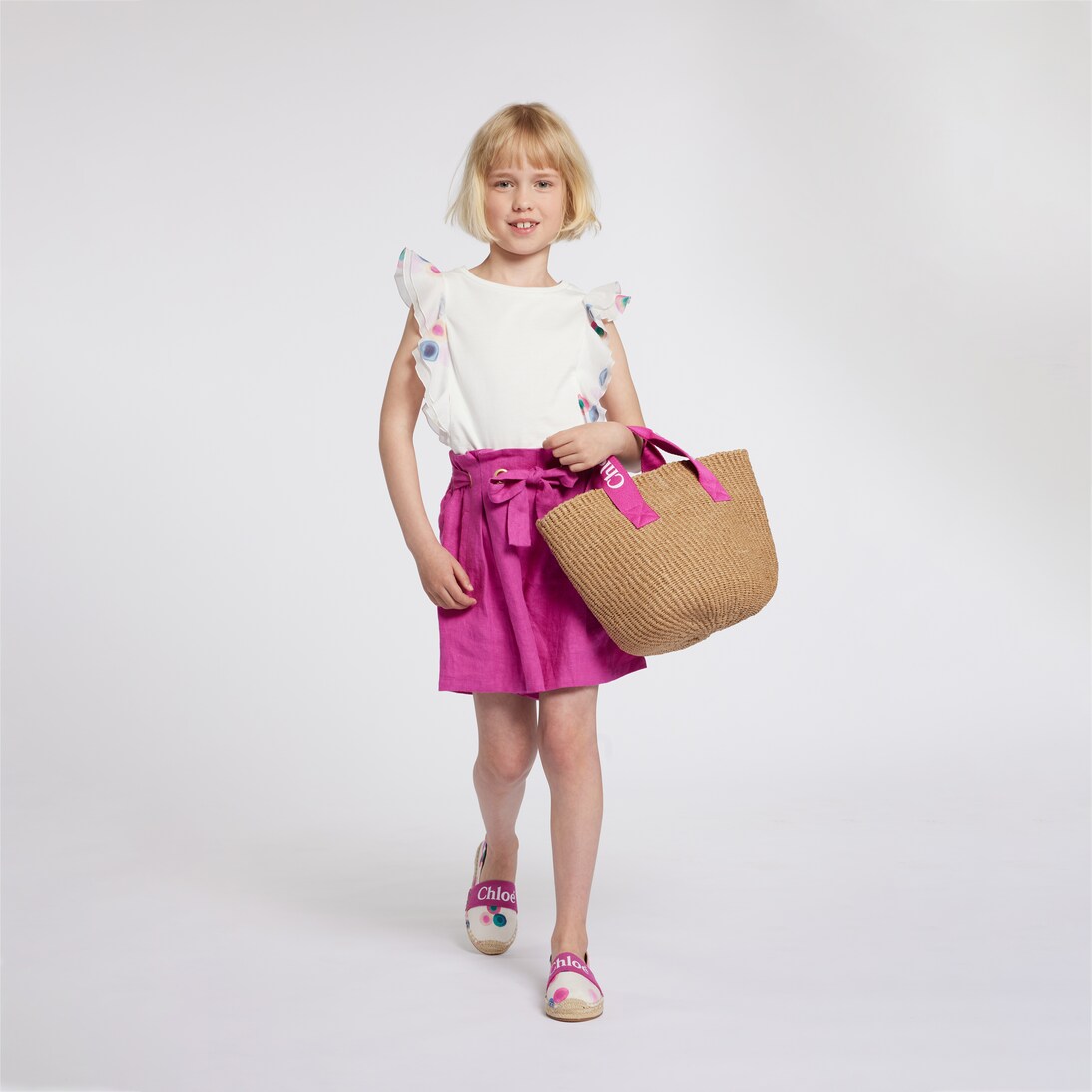 Top aus Baumwolle | Chloé Kids