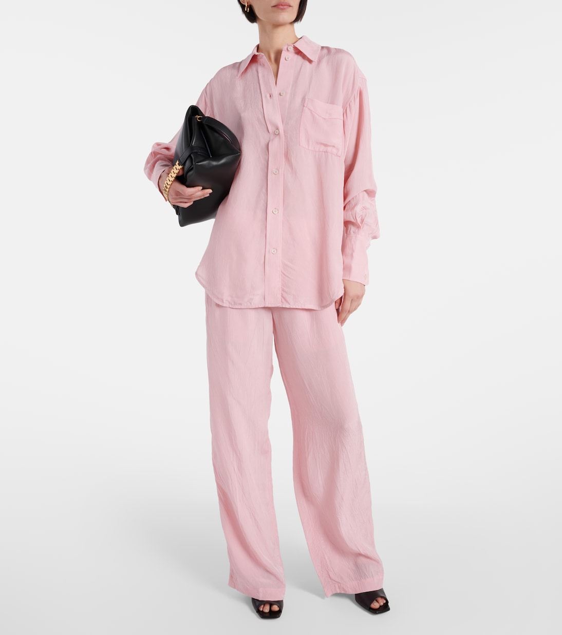 Pantalon ample à taille haute | Victoria Beckham