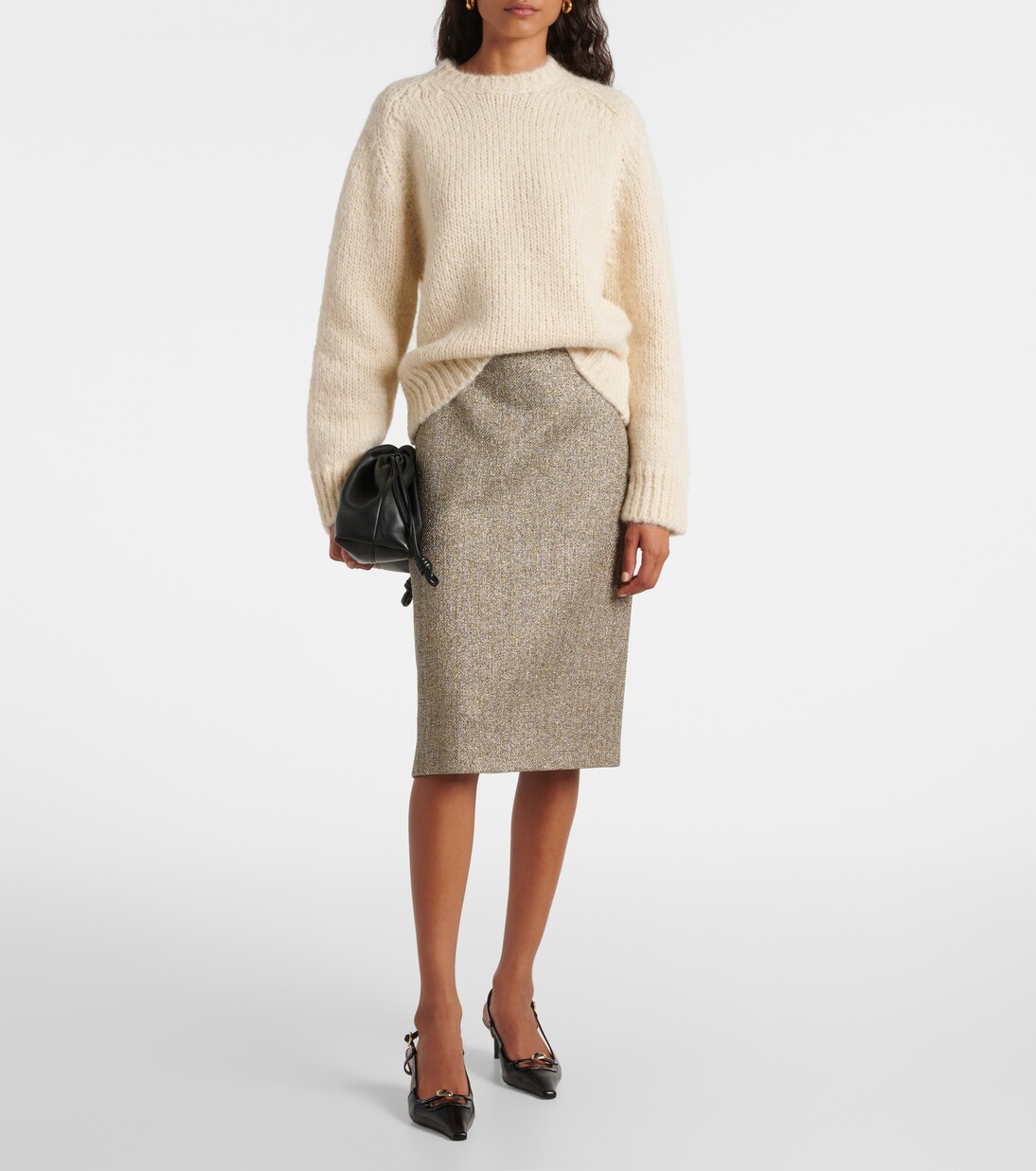 Viv' Canard 55 leather slingback pumps | Roger Vivier