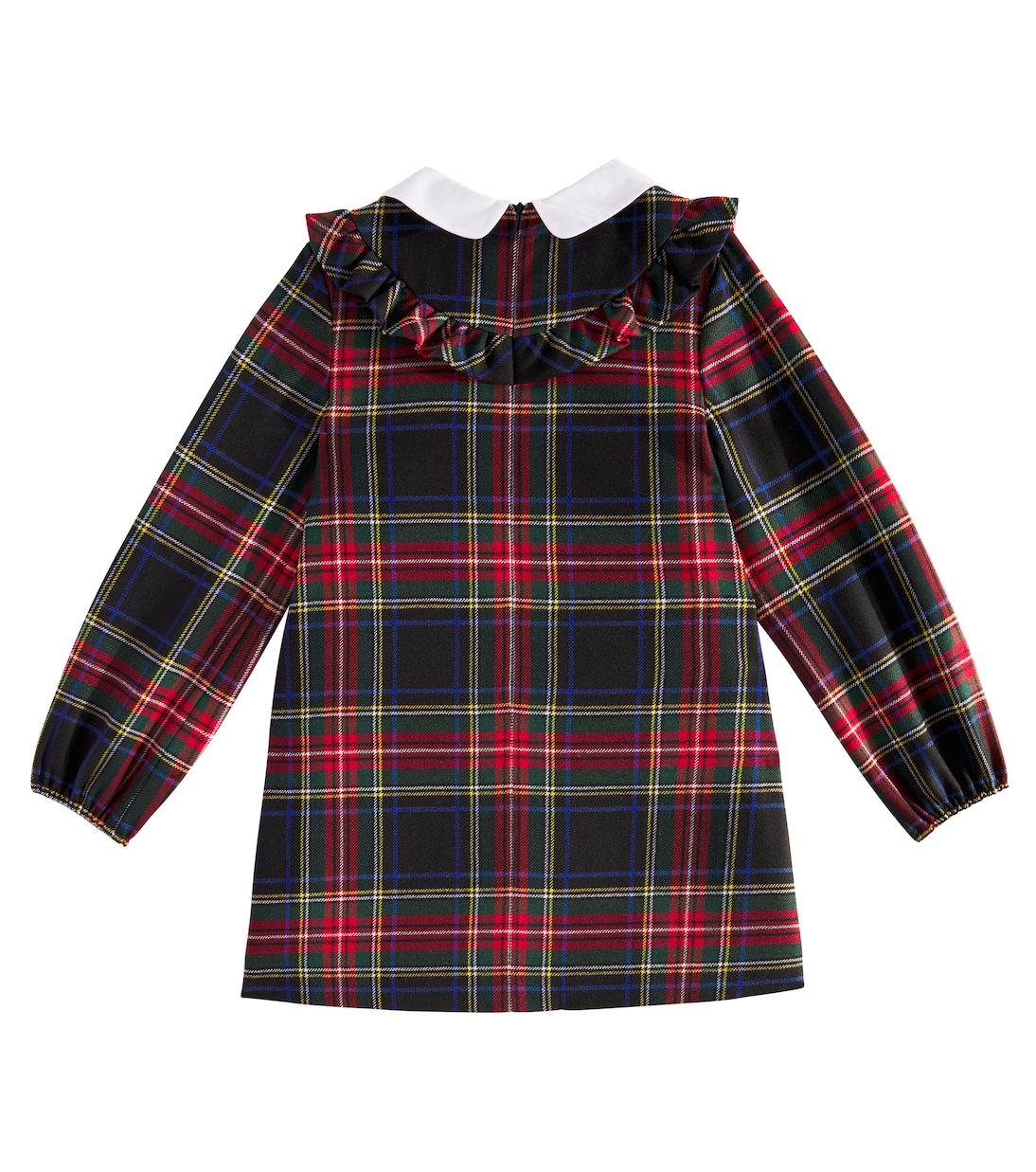 Plaid wool-blend dress | Dolce&Gabbana Kids