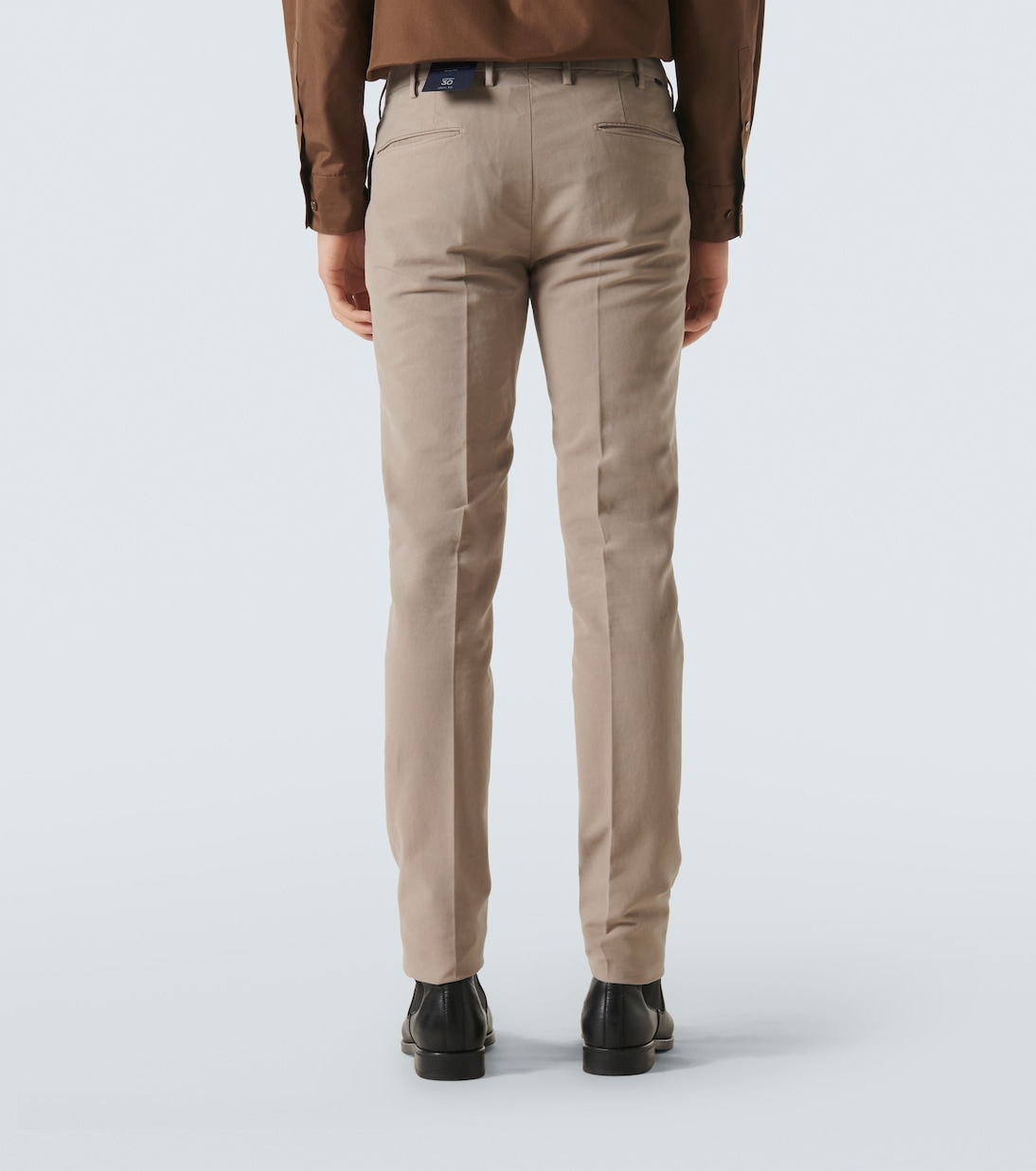 Cotton slim pants | Slowear