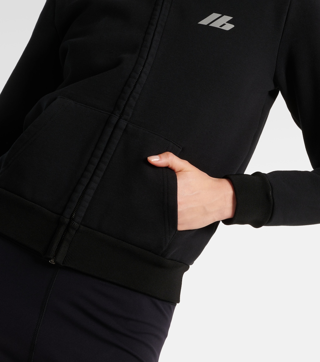 Sudadera con capucha en mezcla de algodón | Balenciaga