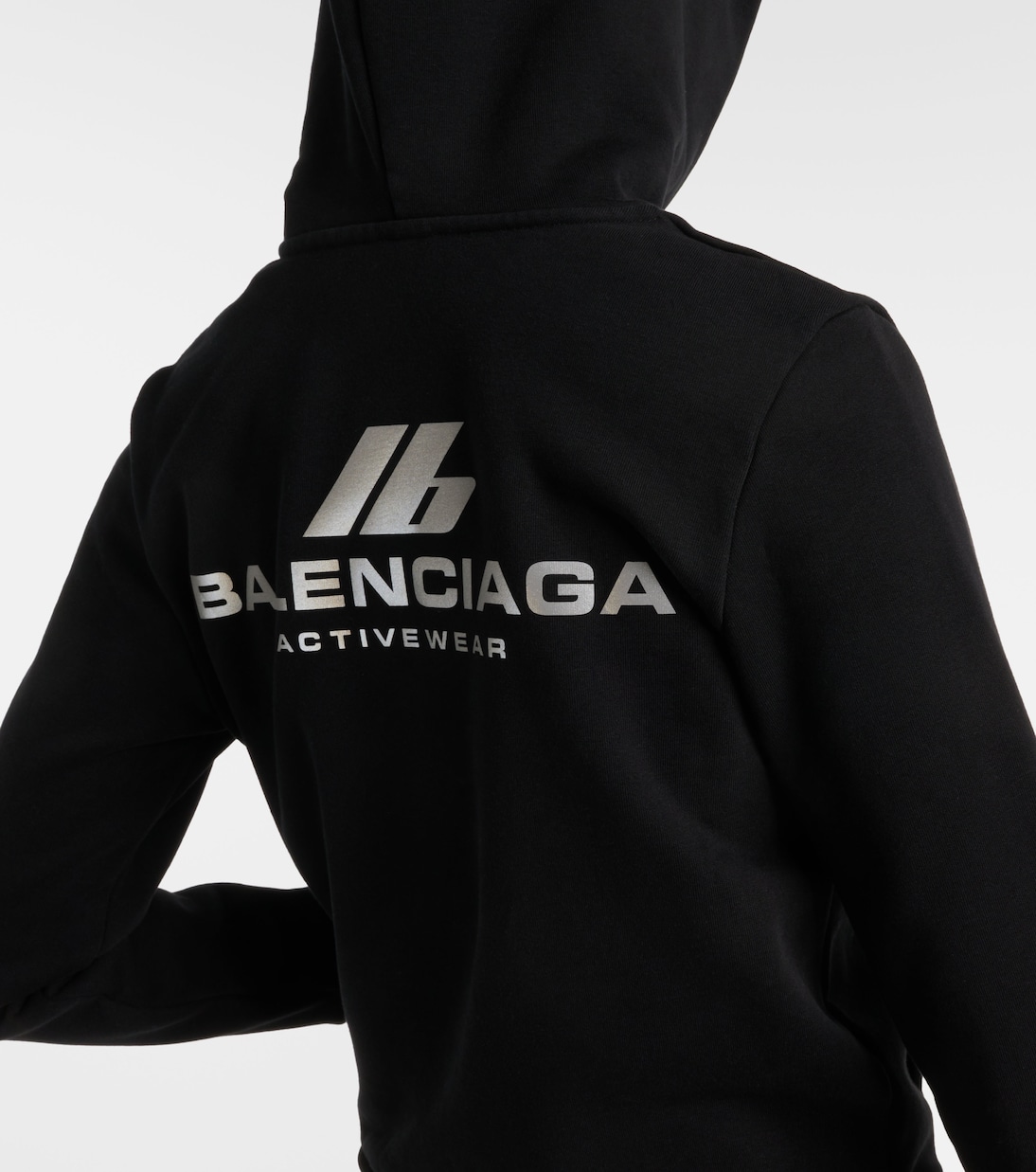 Sudadera con capucha en mezcla de algodón | Balenciaga