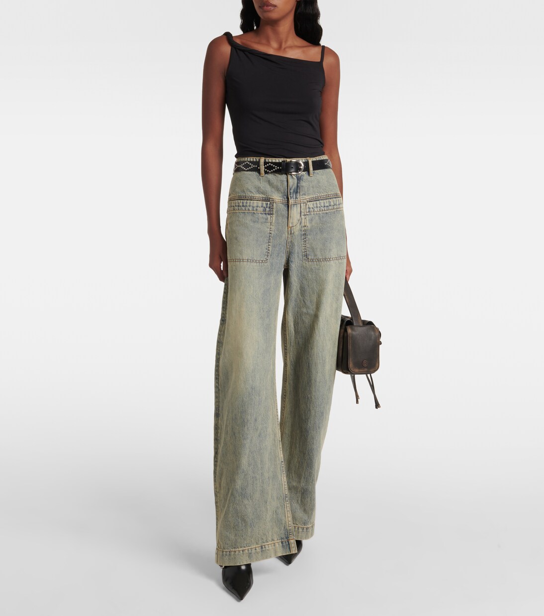 Mid-Rise Wide-Leg Jeans Asset | Entire Studios