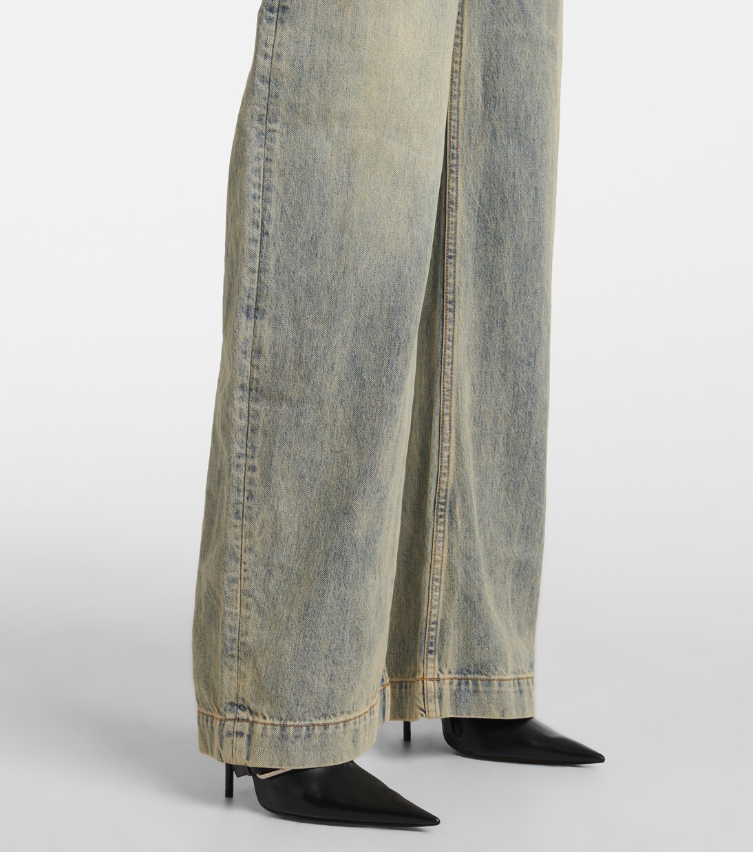Mid-Rise Wide-Leg Jeans Asset | Entire Studios