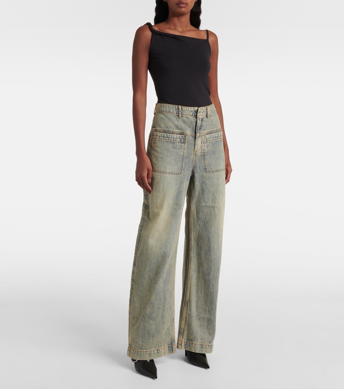 Mid-Rise Wide-Leg Jeans Asset | Entire Studios
