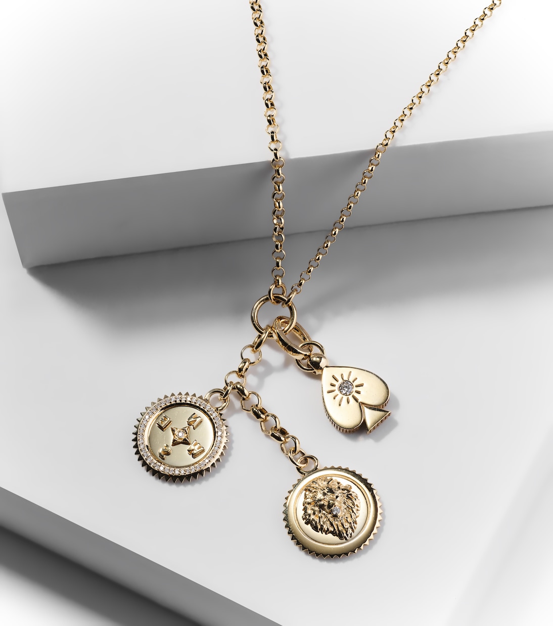 Collana in oro 18kt con diamanti | FoundRae