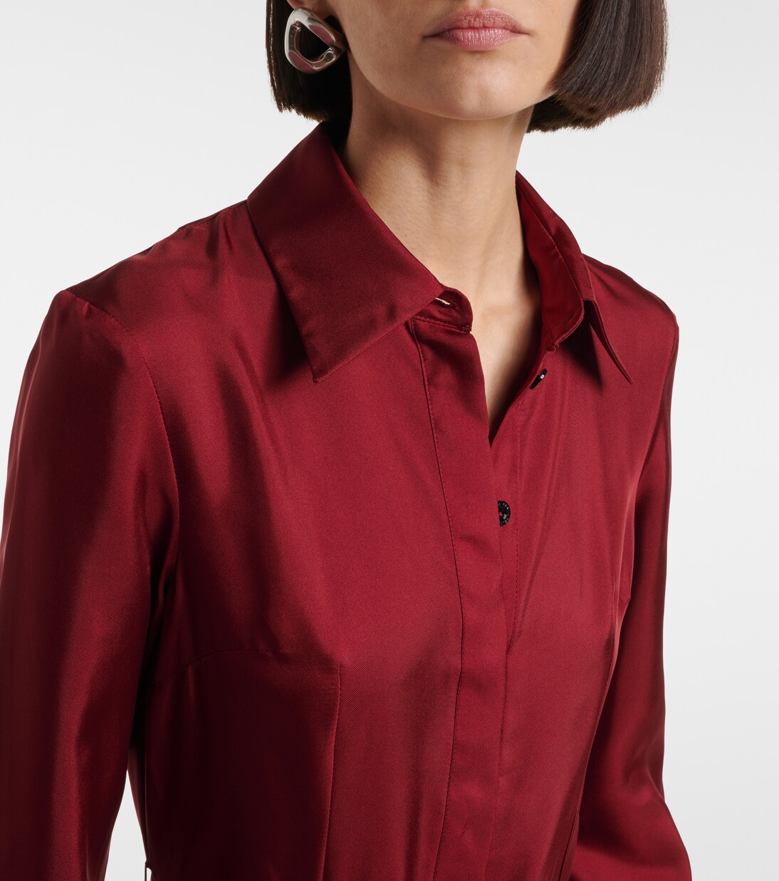 Robe chemise Riko en soie | Emilia Wickstead