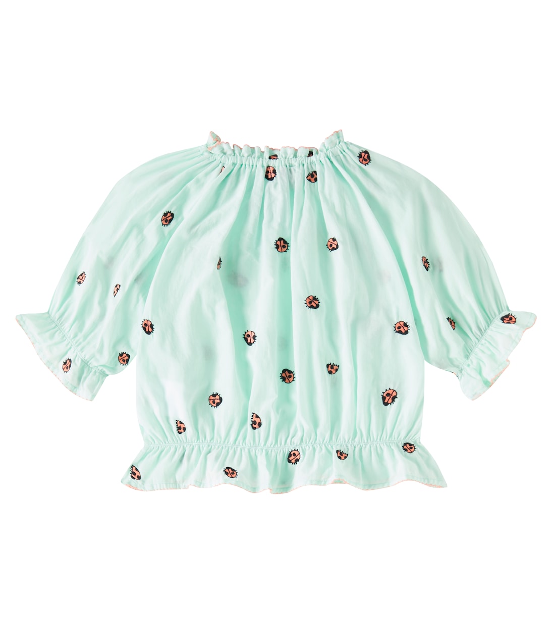 Embroidered cotton top | Stella McCartney Kids