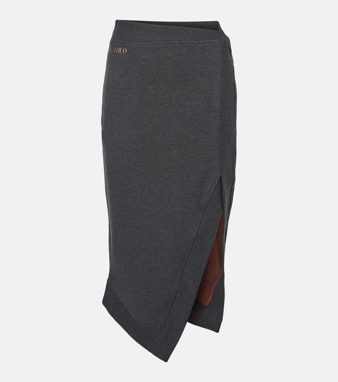 Midirock aus Baumwoll-Jersey | The Attico