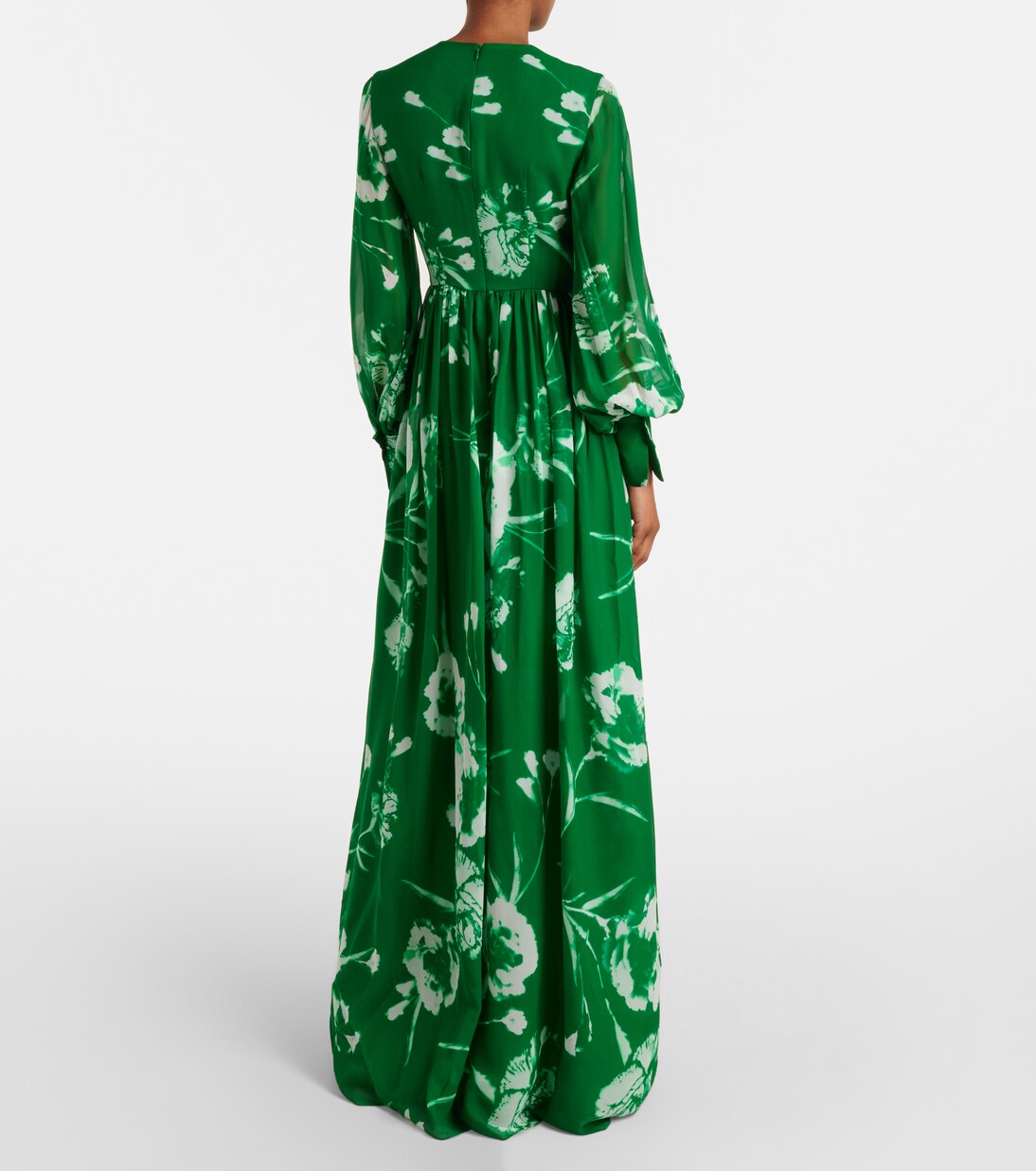 Robe aus Seiden-Voile | Erdem