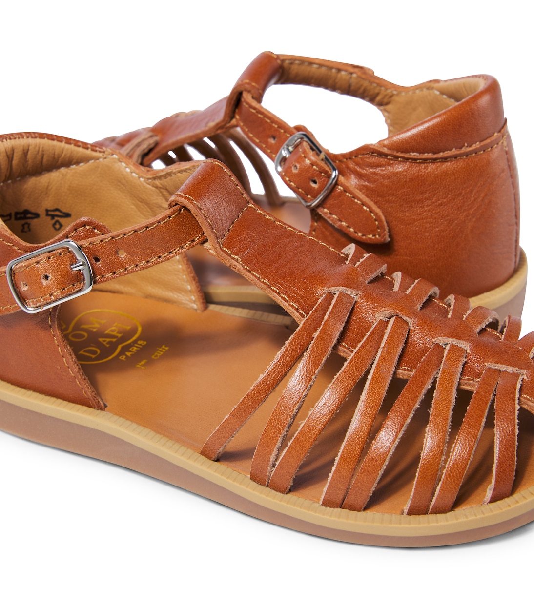 Poppy Royal leather sandals | Pom d'Api