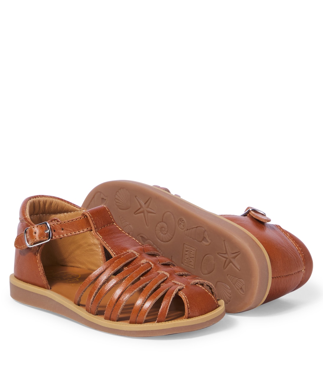 Poppy Royal leather sandals | Pom d'Api